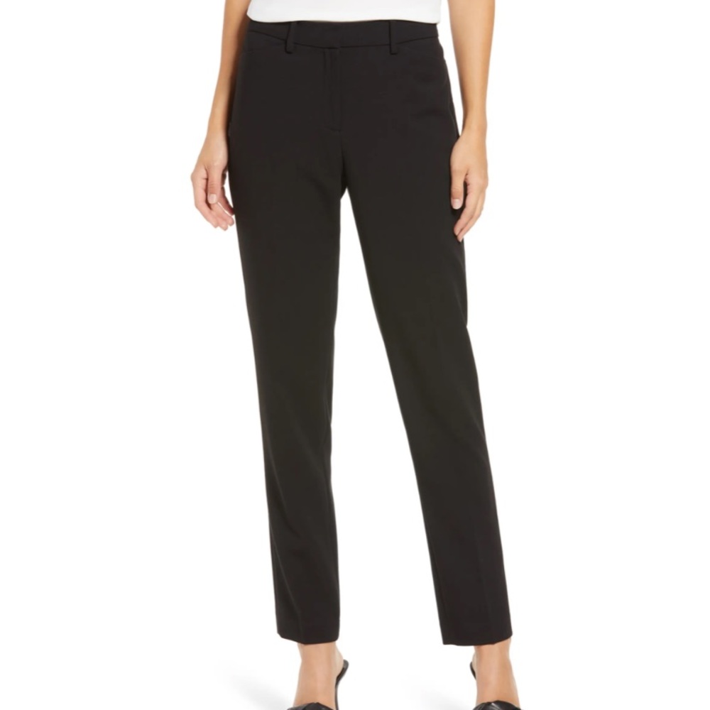 Halogen black dress ankle pants